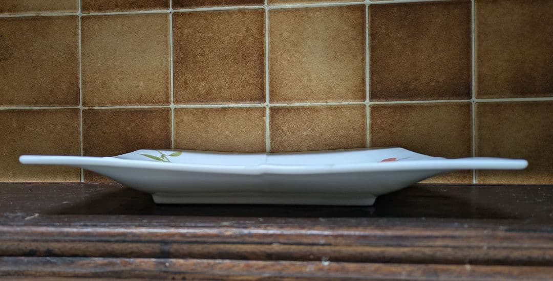 新品未使用　 香蘭社　薔薇柄プレート　2枚セット