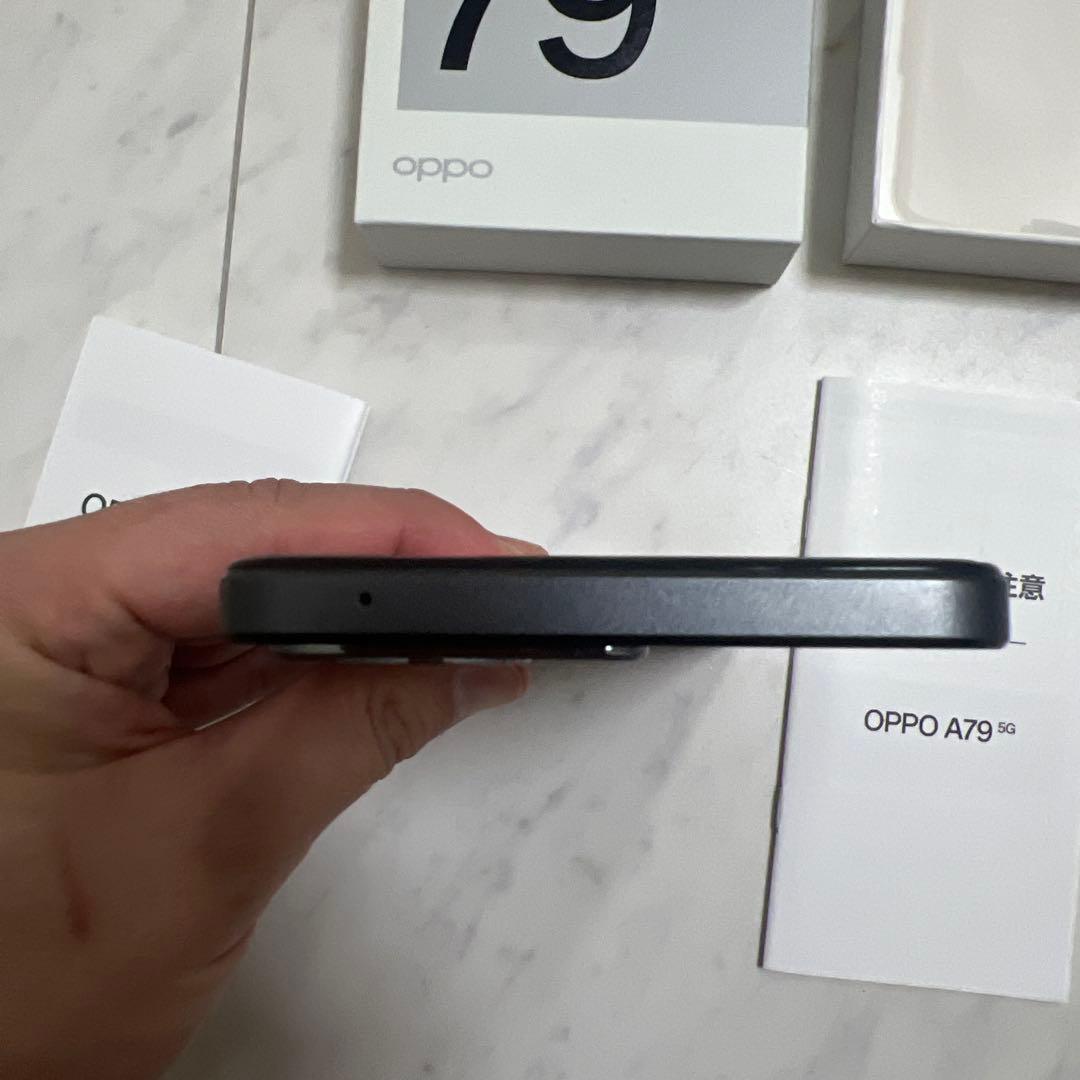 美品　箱付き　OPPO A79 5G ブラック 本体