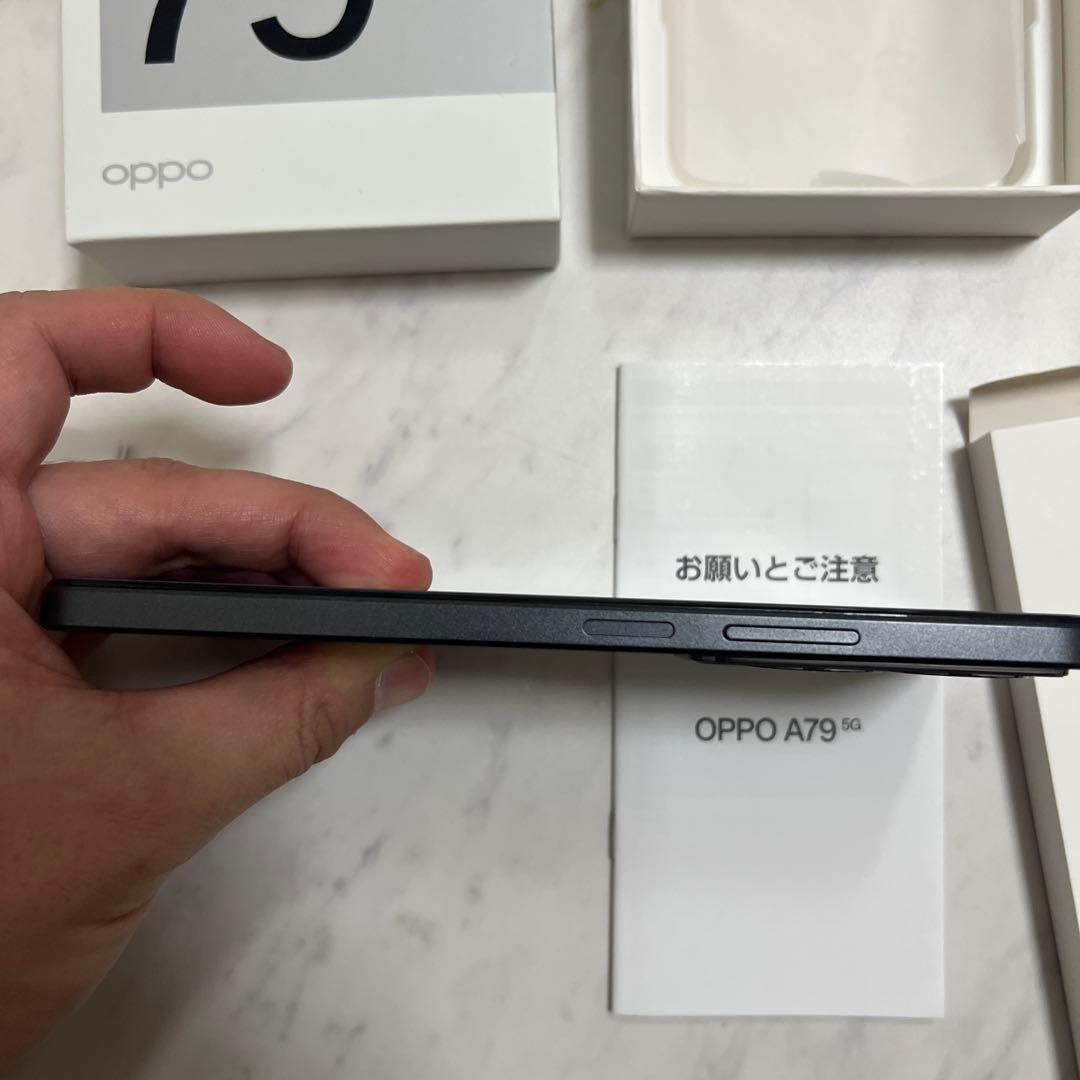 美品　箱付き　OPPO A79 5G ブラック 本体