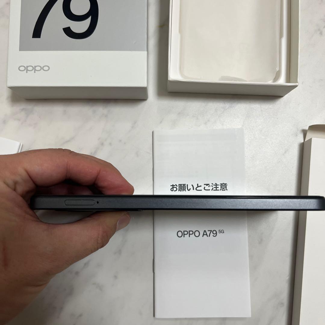 美品　箱付き　OPPO A79 5G ブラック 本体