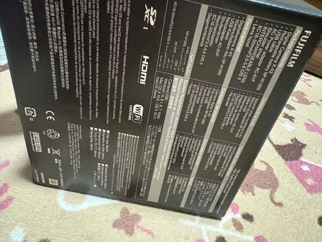 Fujifilm X-A3 XC16-50mm レンズ付き 箱付き