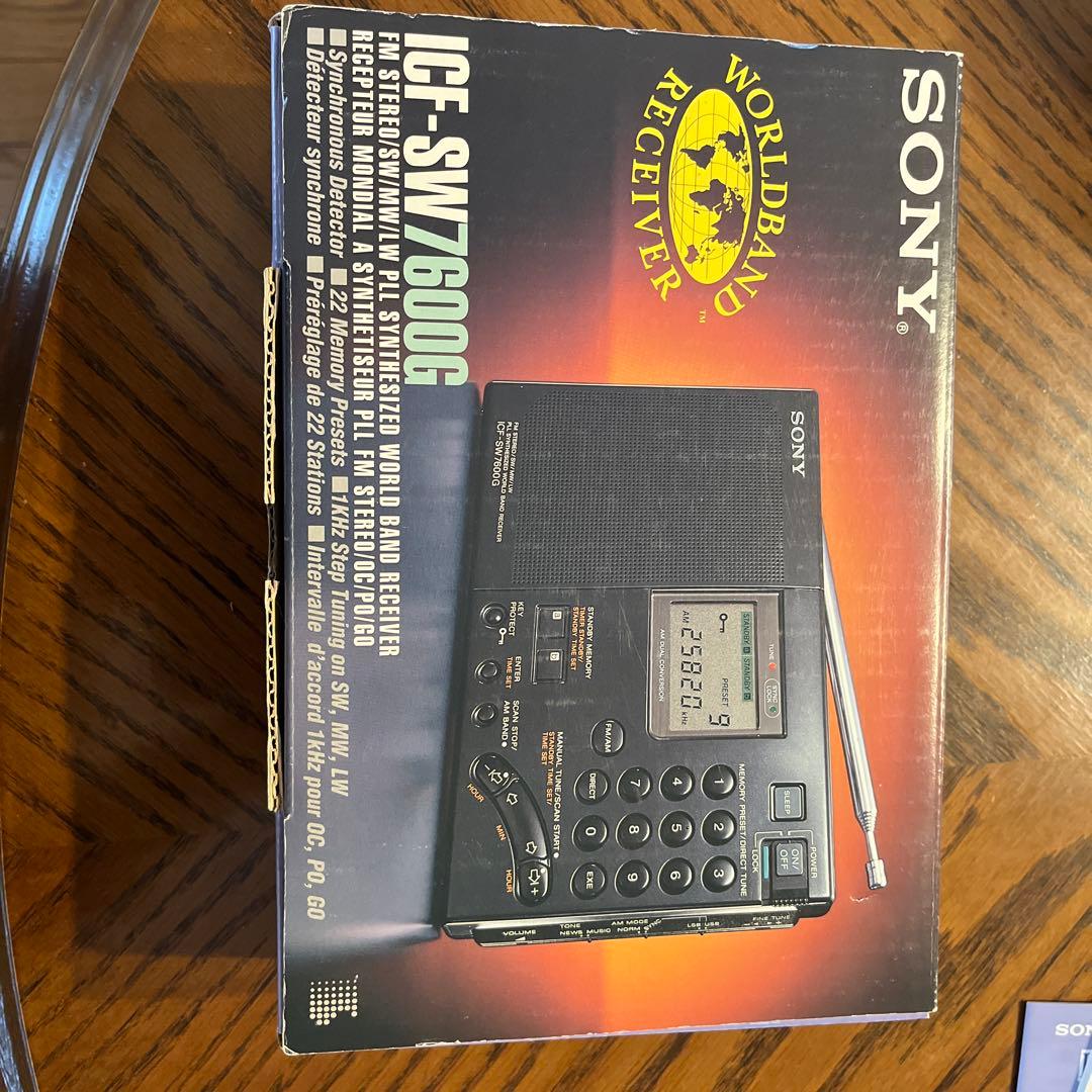 SONY ICF-SW7600G 短波ラジオ 本体