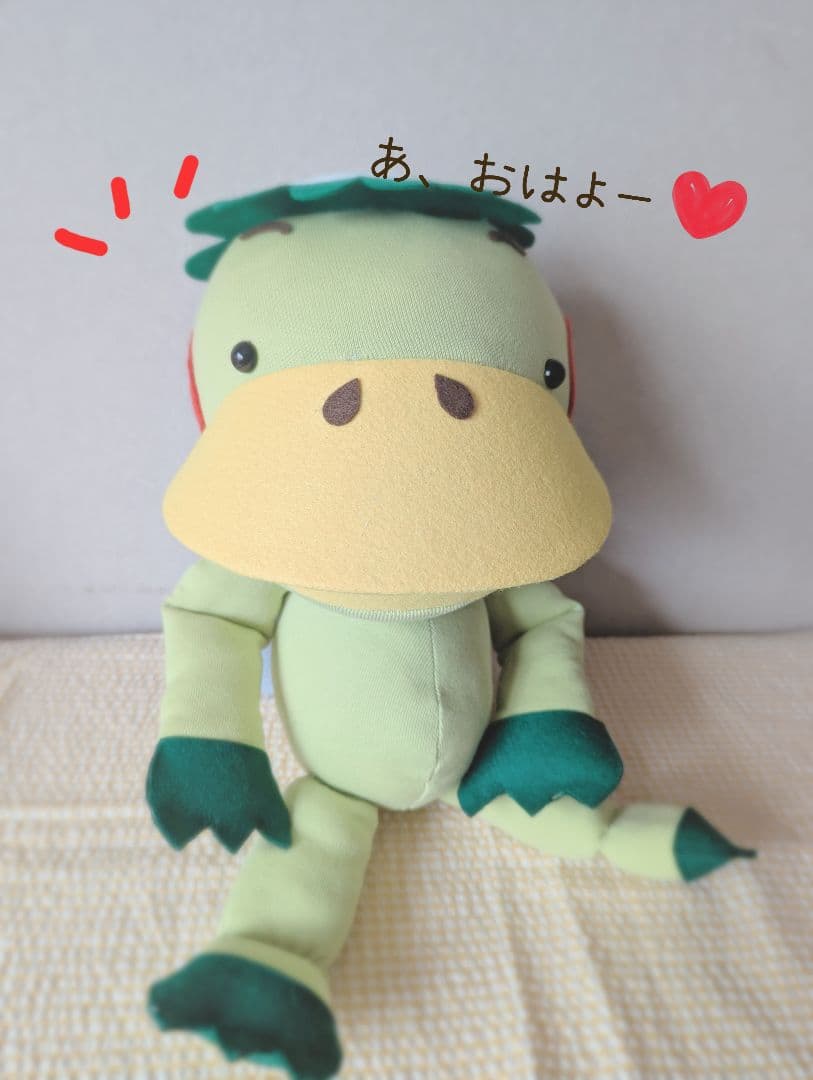 ゆうき様オーダー品　パクパクパペット　カッパちゃん