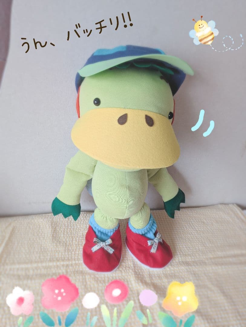 ゆうき様オーダー品　パクパクパペット　カッパちゃん