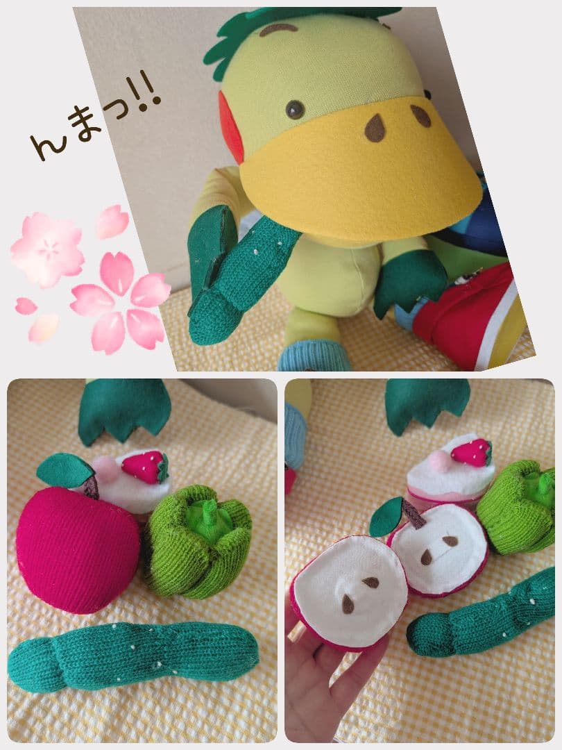 ゆうき様オーダー品　パクパクパペット　カッパちゃん