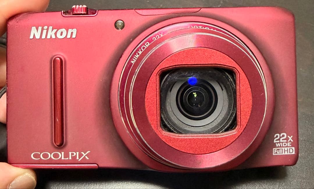【中古】Nikon デジタルカメラ　S9500 coolpix レッド