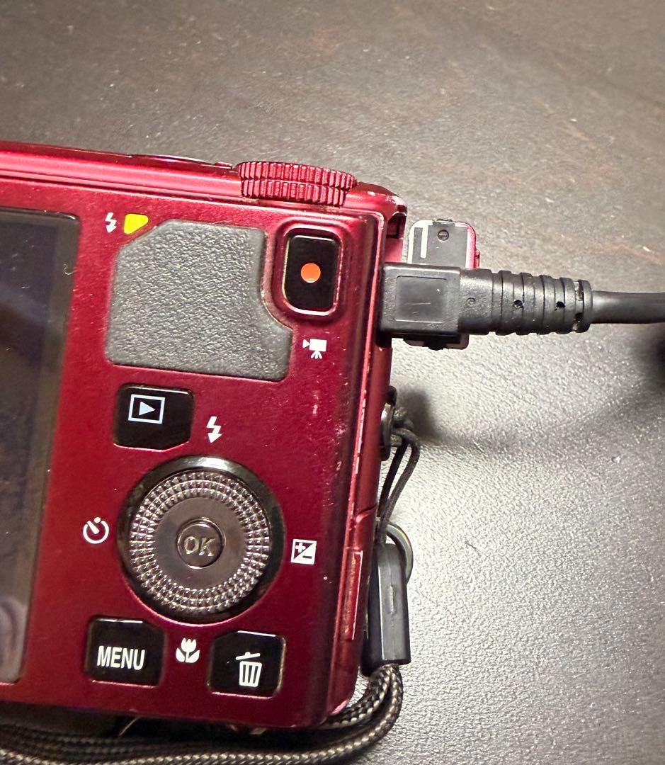 【中古】Nikon デジタルカメラ　S9500 coolpix レッド