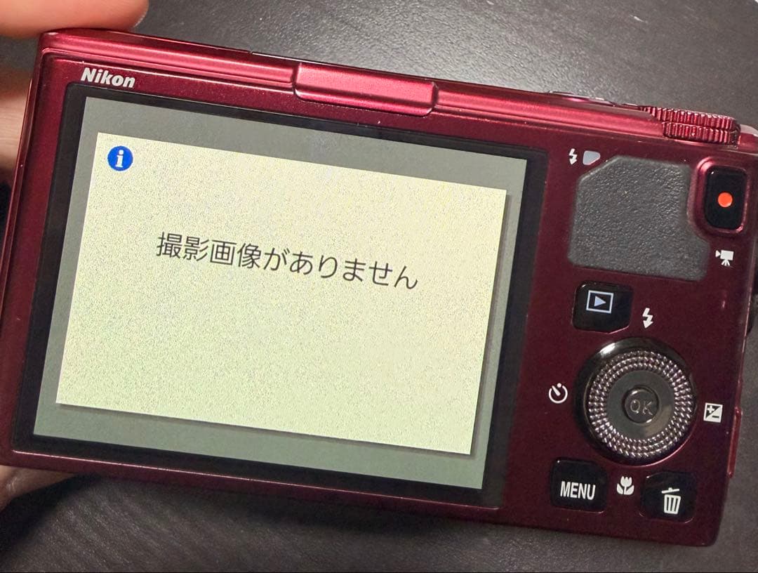 【中古】Nikon デジタルカメラ　S9500 coolpix レッド