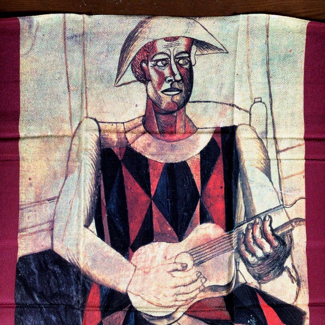 ウレうー特価』　picasso ピカソ 『ギターを弾くアルルカン』　風呂敷　大判