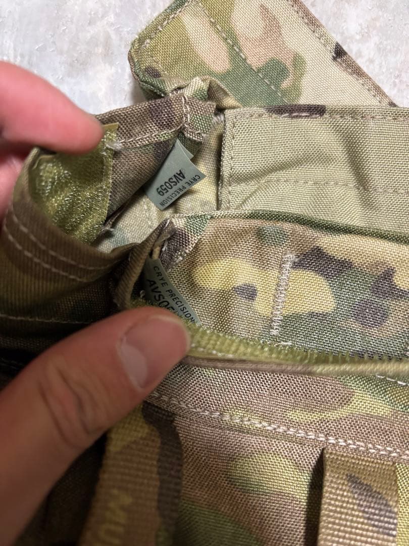Crye AVS Side plate pouch 実物