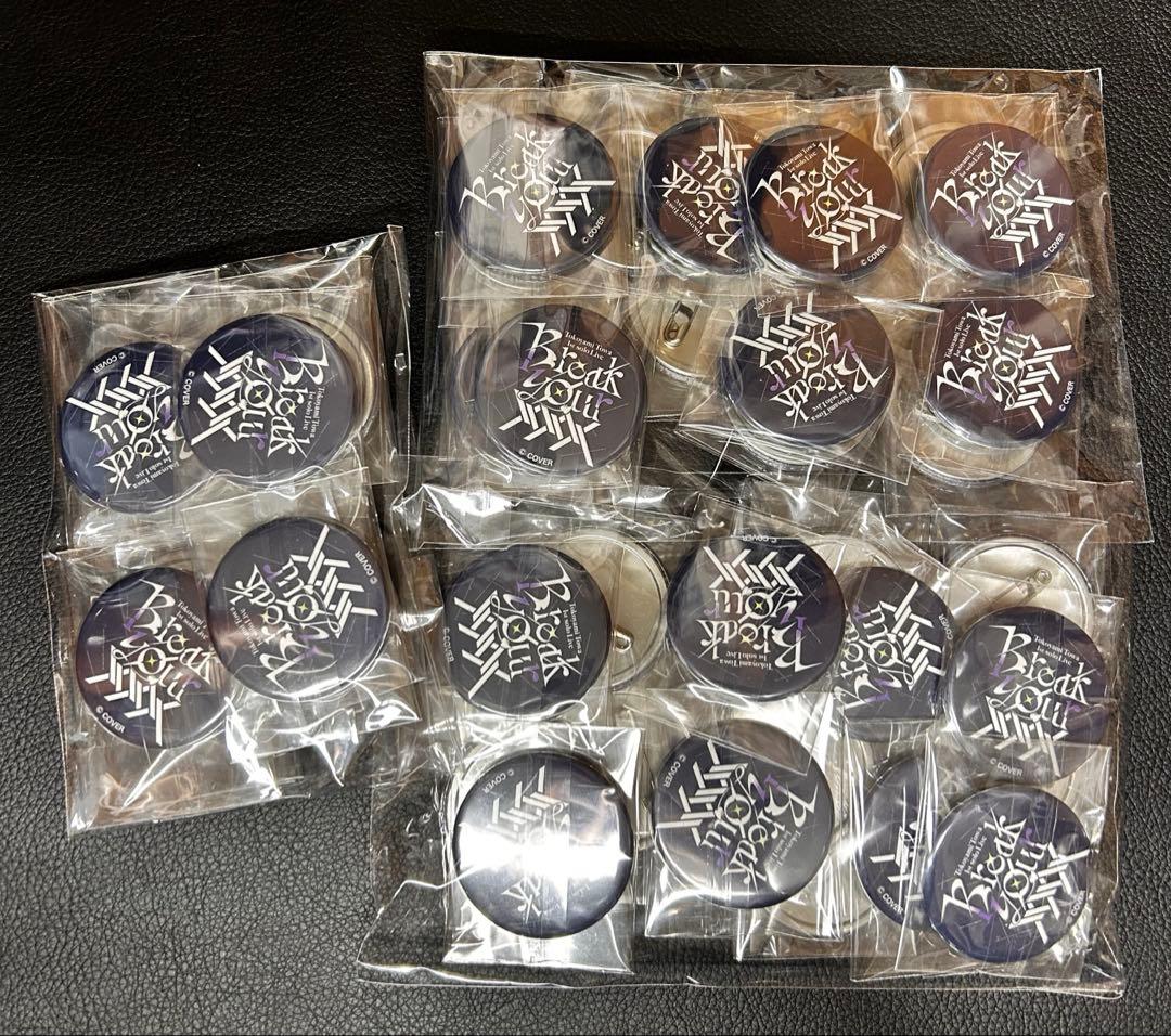 常闇トワ 1stソロライブ Break your ×××缶バッジ 40個
