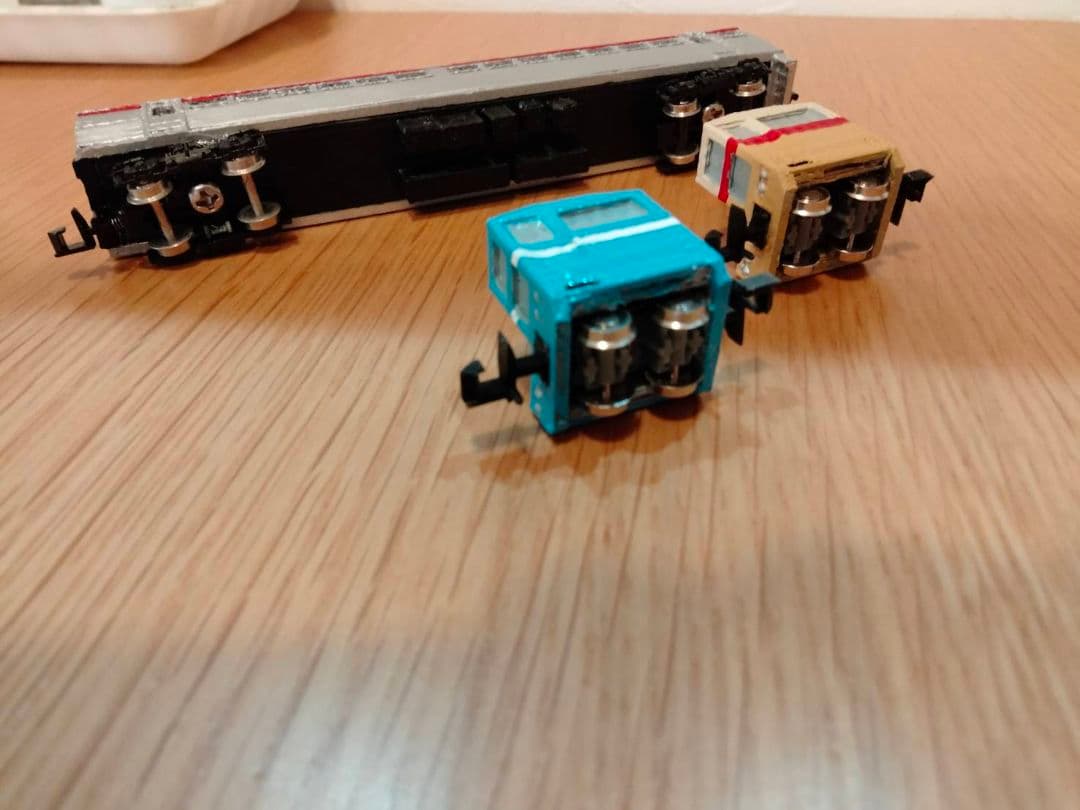 М＆М　鉄道模型3両セット