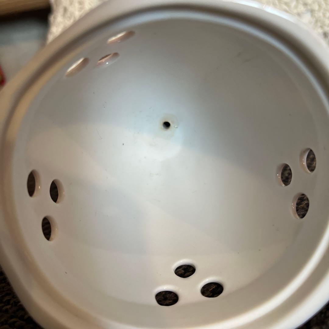 リヤドロ 少女と花籠　アロマポット　キャンドルライト