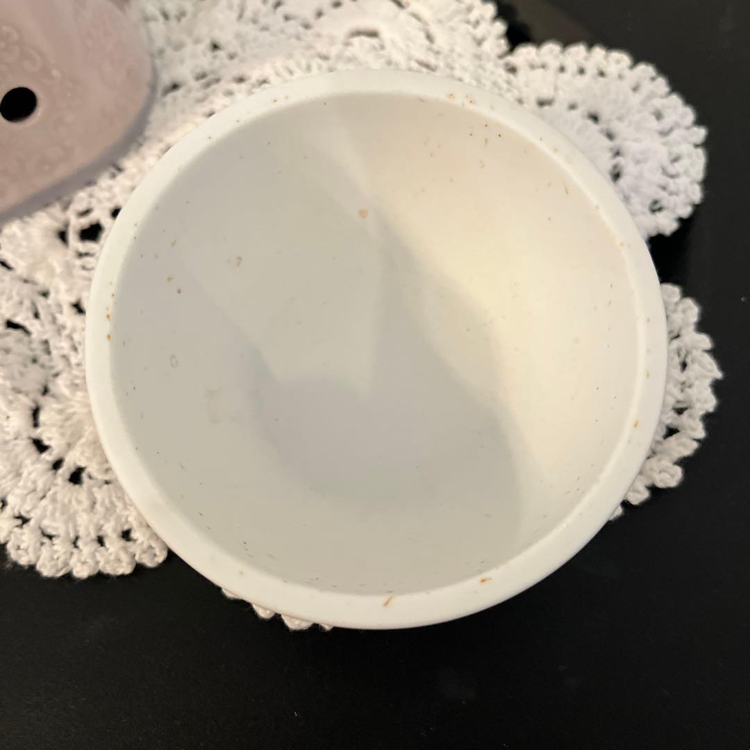 リヤドロ 少女と花籠　アロマポット　キャンドルライト