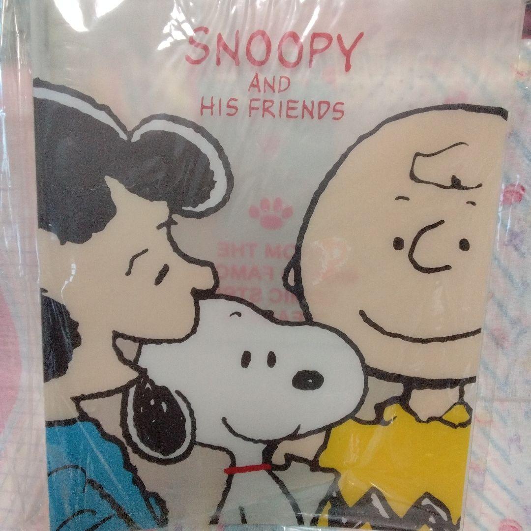 未使用　サンリオ　スヌーピー ルーズリーフ レフィル４種類+下敷きセット