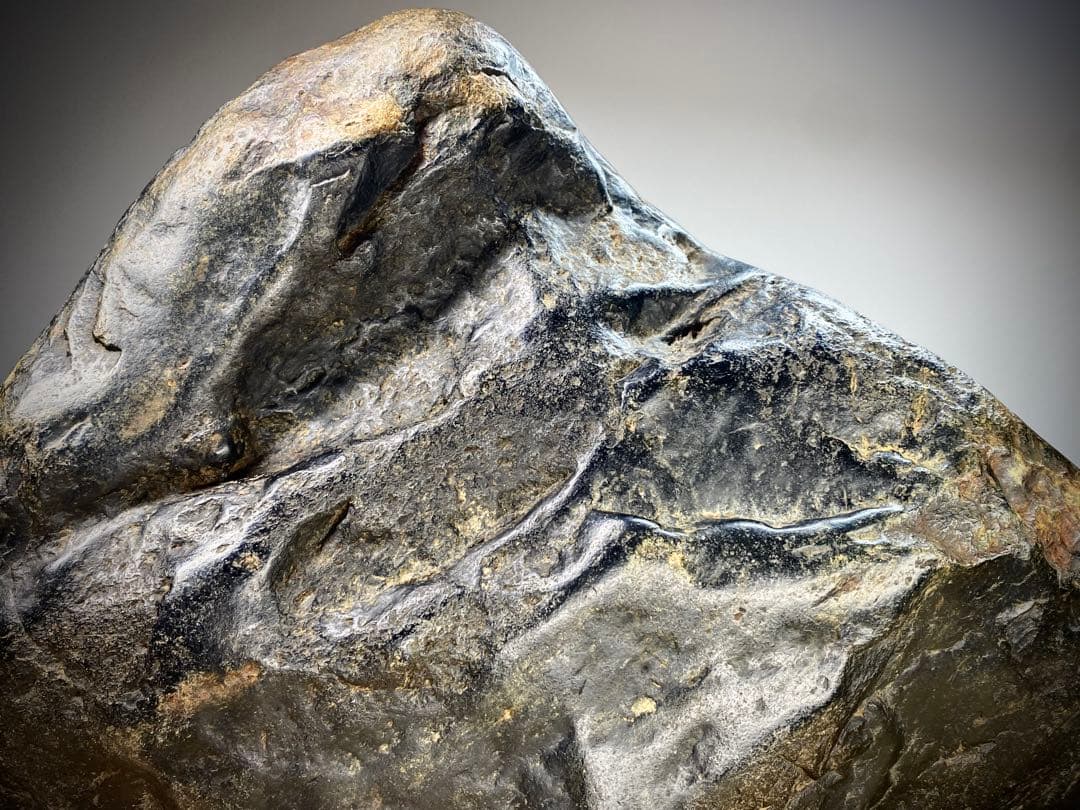 只見川石 ウブ 銘 甲斐駒ヶ岳 横28(cm) 6.28kg 水石 盆栽