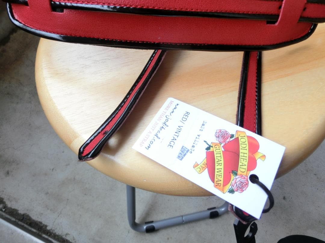 Jodi Head ジョディヘッド　ストラップ vintage 赤/黒　値引不可