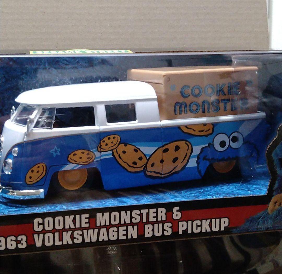 jadatoys 1/24 セサミストリート＆1963 VW バス ピックアップ