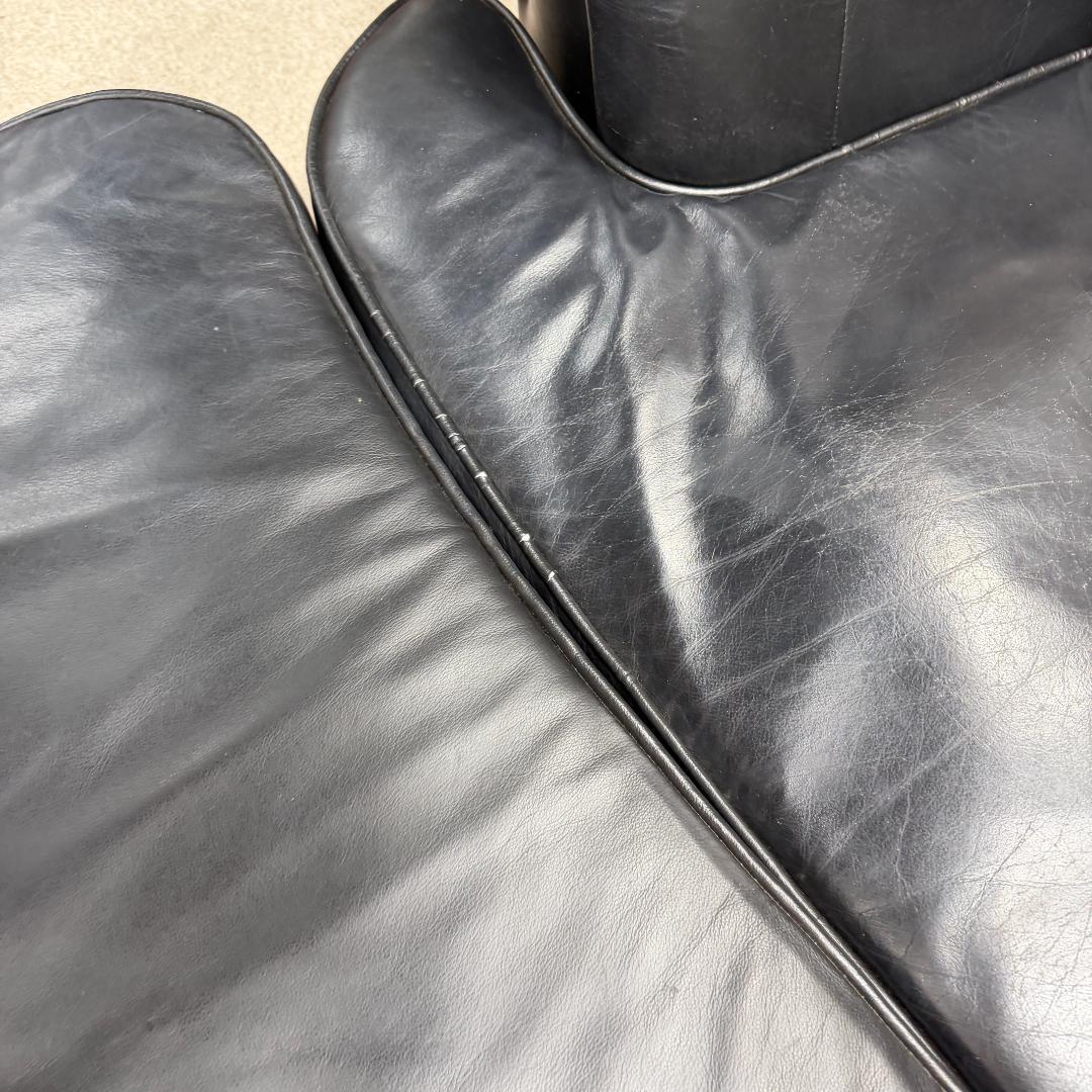 東京23区送料無料　美品チェスターフィールド本革ソファー　クリーニング済み