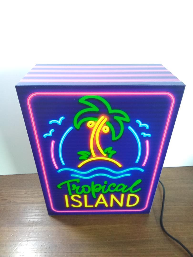 ハワイ トロピカル ビーチ アイランド 南国 雑貨 LED2way電光看板
