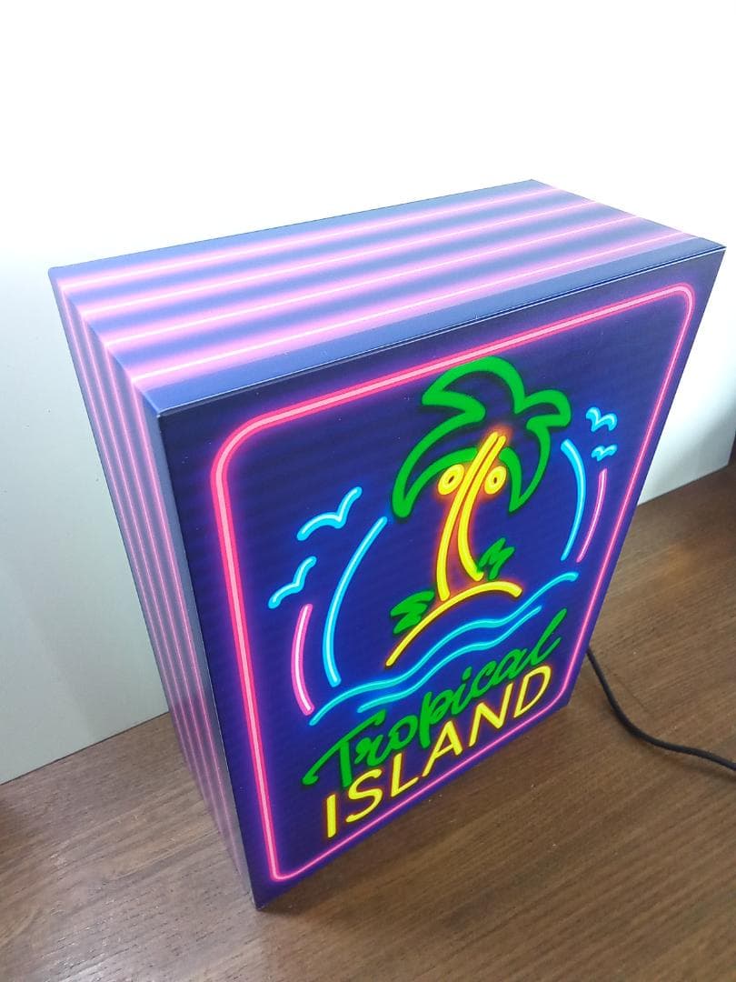 ハワイ トロピカル ビーチ アイランド 南国 雑貨 LED2way電光看板