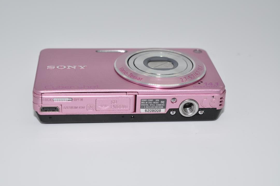 【動作未確認】 SONY ソニー Cyber-Shot DSC-W350 ピンク