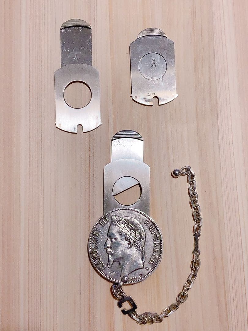 Eloi Pernetナポレオン銀貨(800S)シガーカッター : ヴィンテージ