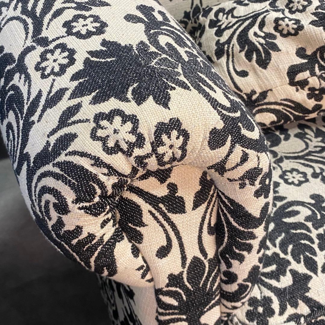 IDC大塚家具 ドミシール 1人掛けソファ オットマン ドイツ 定価25万