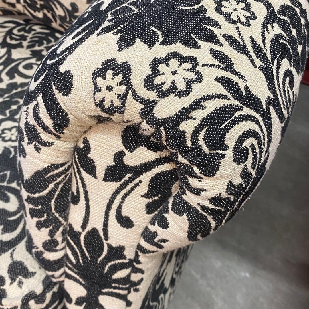 IDC大塚家具 ドミシール 1人掛けソファ オットマン ドイツ 定価25万