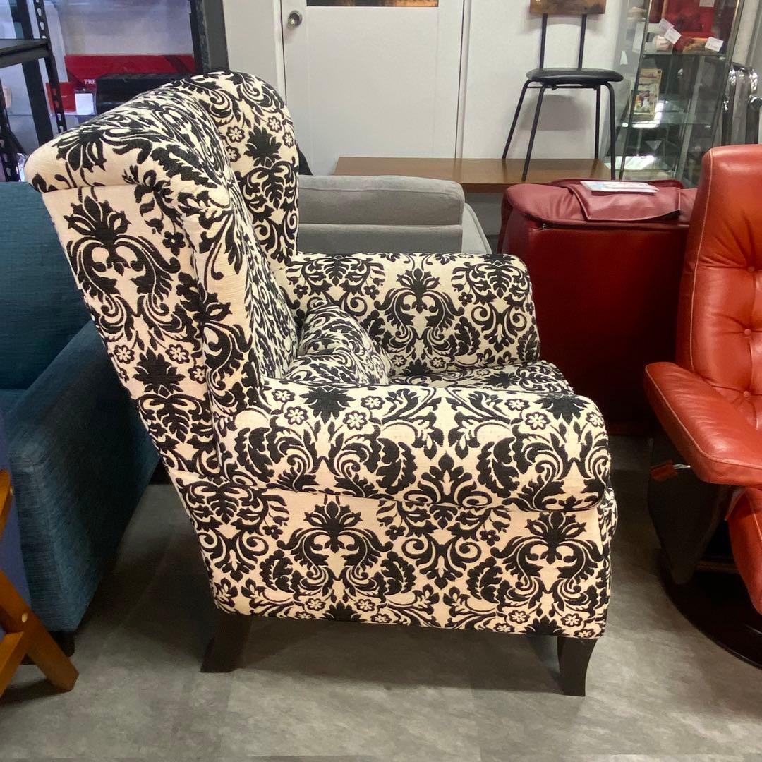 IDC大塚家具 ドミシール 1人掛けソファ オットマン ドイツ 定価25万