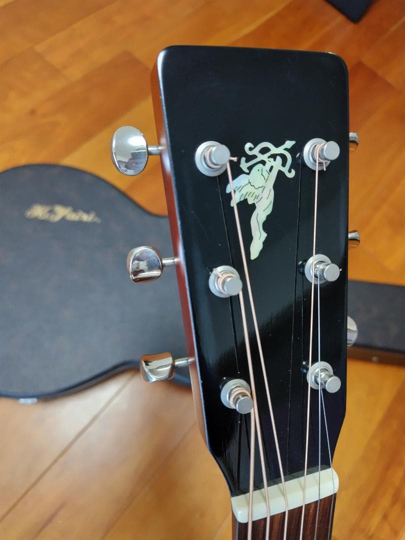 天使のインレイ　小ぶりなアコギ　K.Yairi SO-18美品