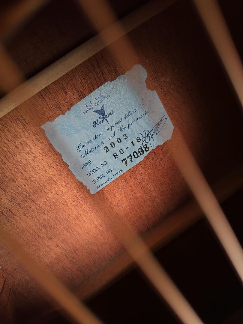 天使のインレイ　小ぶりなアコギ　K.Yairi SO-18美品