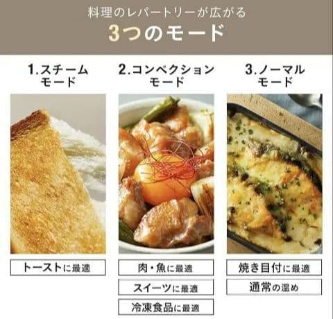 BRUNO スチーム&ベイクトースター　BOE067 ブルーノ　付属品あり