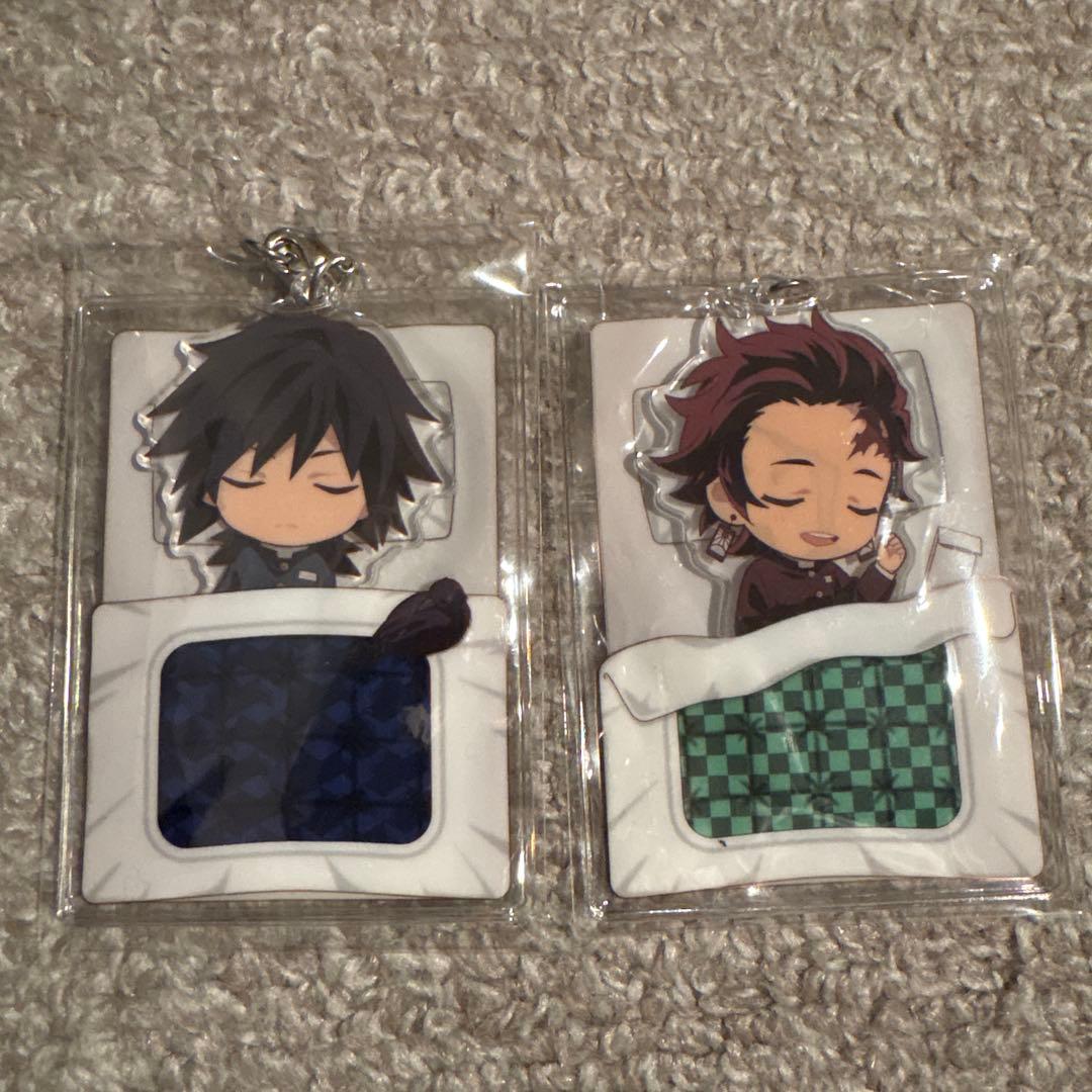 鬼滅の刃 冨岡義勇 竈門炭治郎 おやすみアクリルストラップ