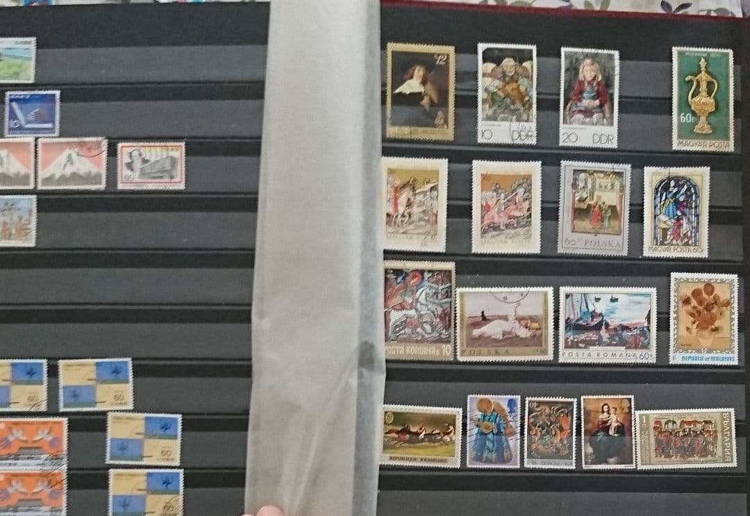 438)  使用済み切手  国内-外国