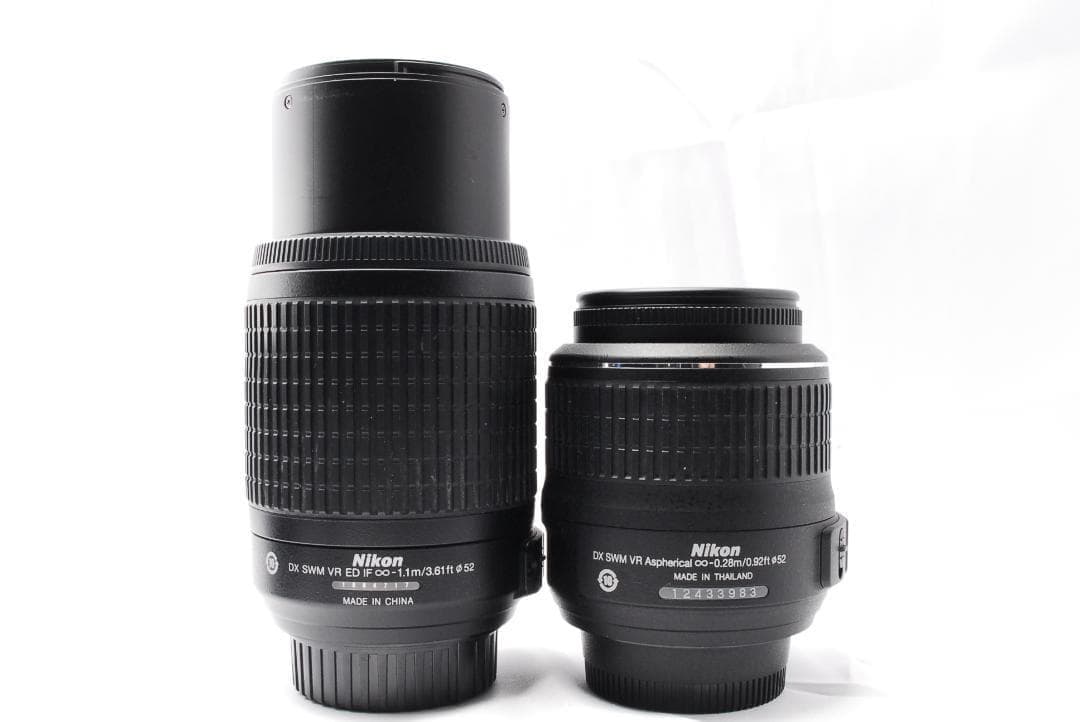 初心者おすすめ❤️Nikon D60✨一眼レフカメラ✨手ぶれ補正付Wレンズ