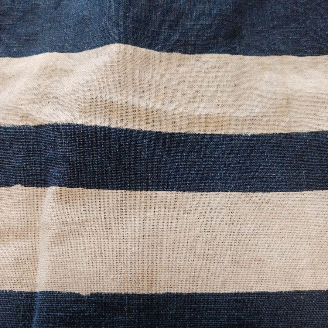 古布　藍染　消防半纏　堀之内警防團　　第三分團警防員　新道島