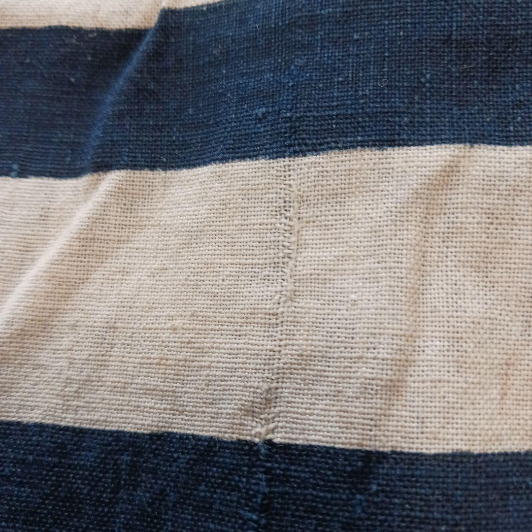 古布　藍染　消防半纏　堀之内警防團　　第三分團警防員　新道島