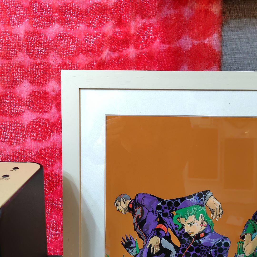 ジョジョの奇妙な冒険 複製原画 キーヴィジュアル 金沢 ジョジョ展 冒険の波紋