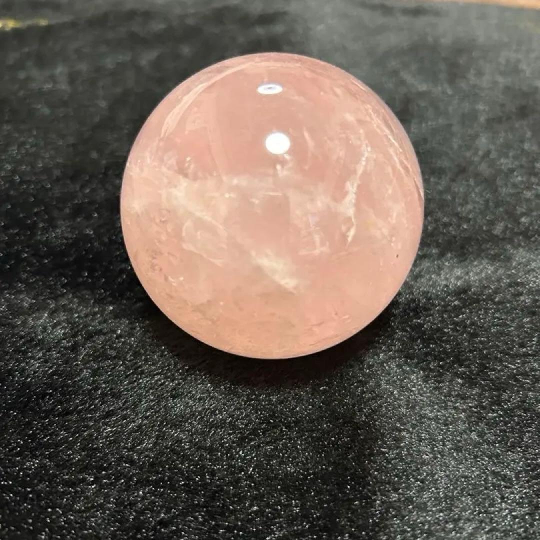 ローズクォーツ 球体 置物