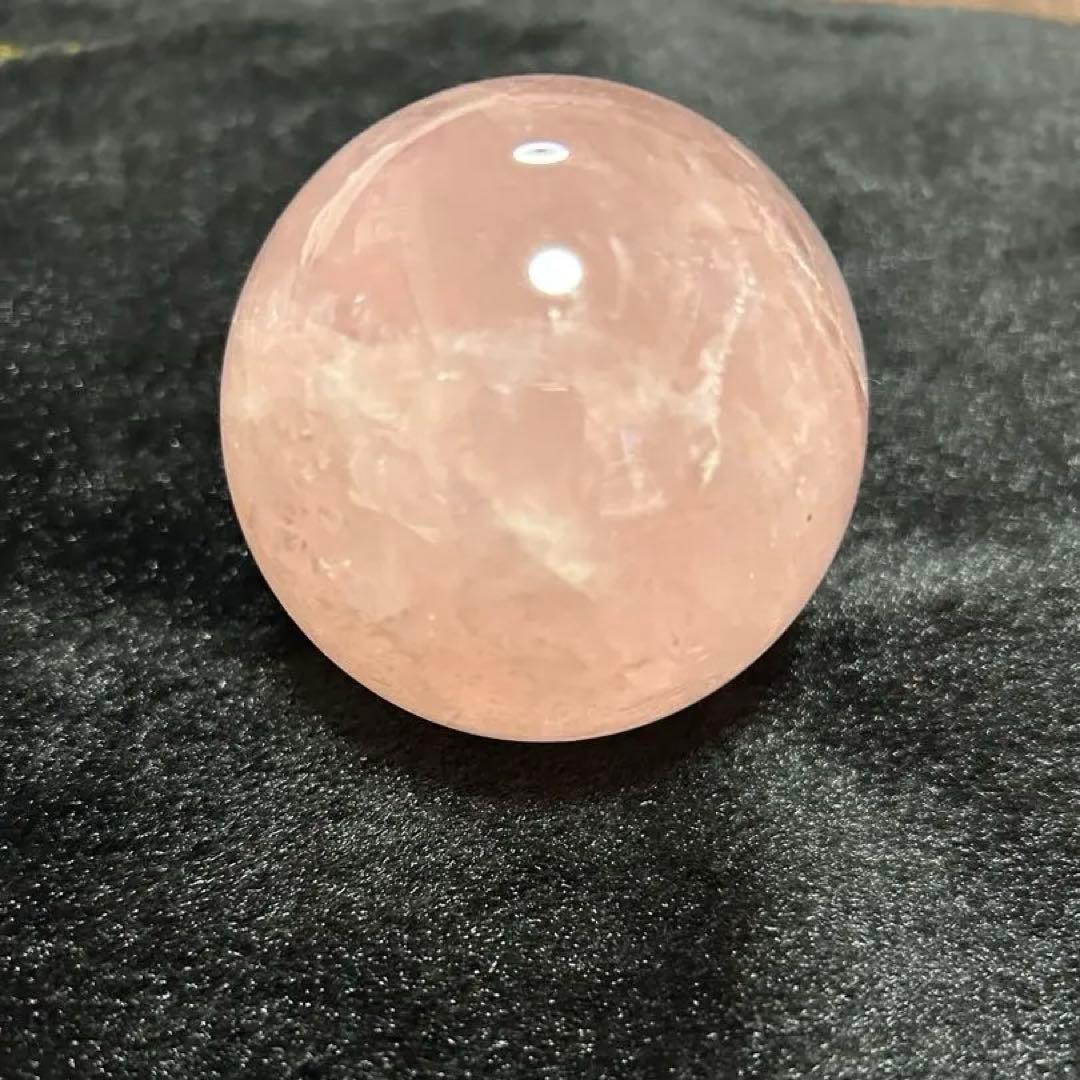 ローズクォーツ 球体 置物