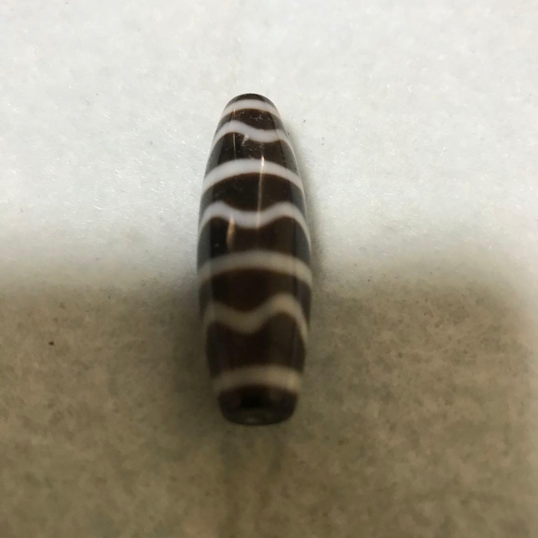 超激レア!!　20年前の三水紋天珠　黒朱砂 のぶ