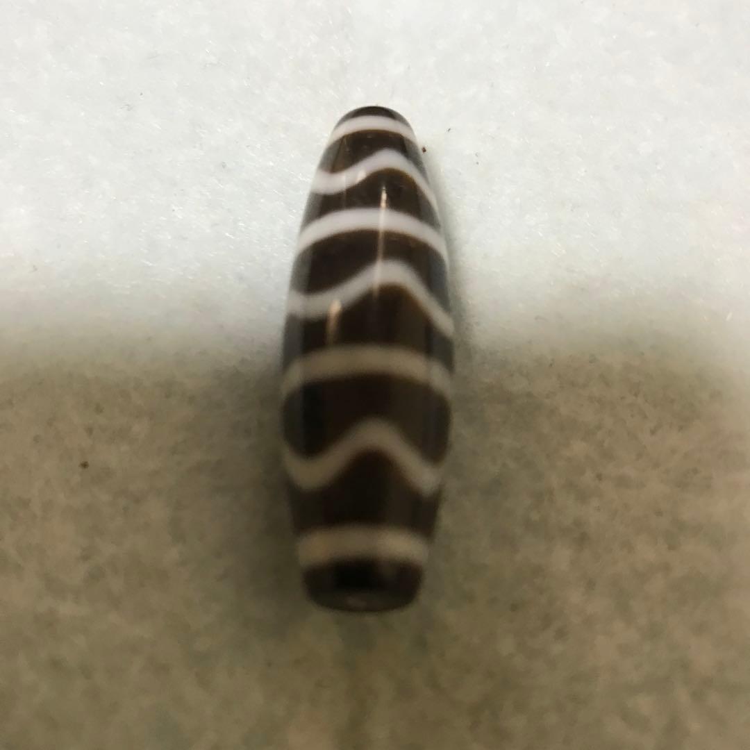 超激レア!!　20年前の三水紋天珠　黒朱砂 のぶ