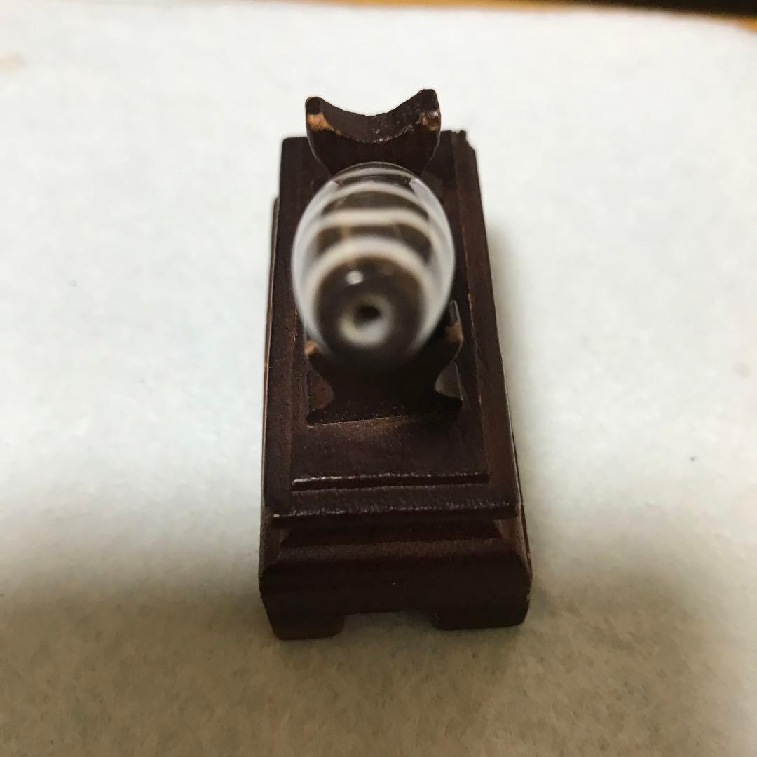 超激レア!!　20年前の三水紋天珠　黒朱砂 のぶ