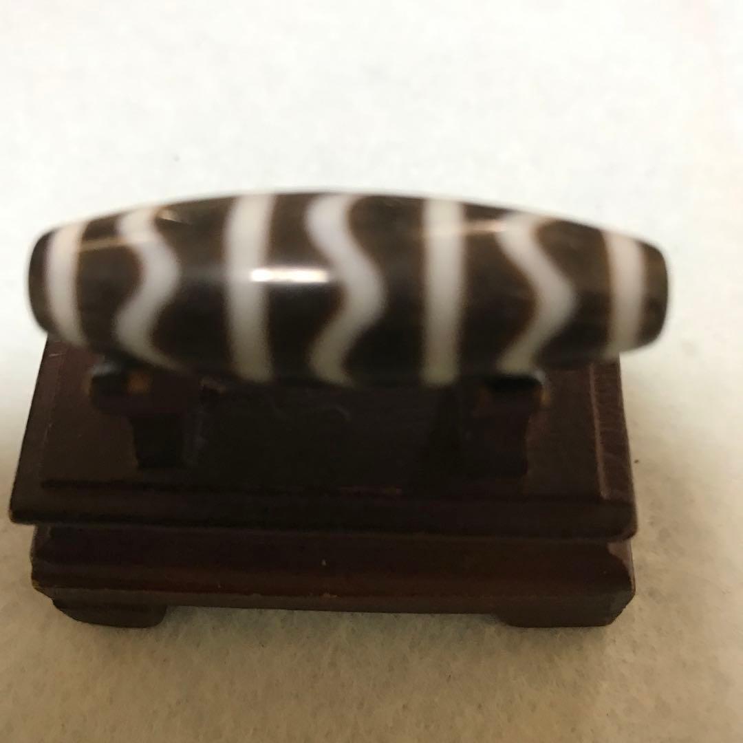 超激レア!!　20年前の三水紋天珠　黒朱砂 のぶ