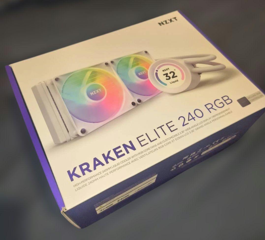 NZXT KRAKEN Elite 240 RGB LCD付き水冷クーラ 箱有り