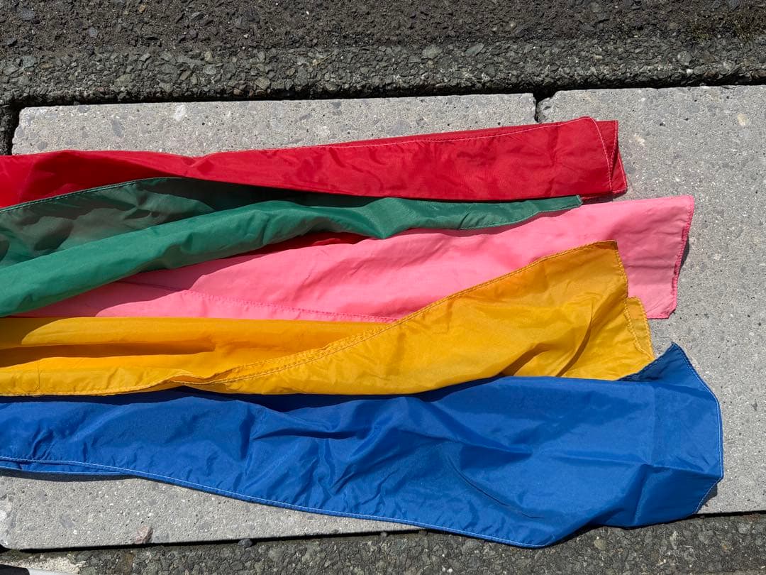 中古 鯉のぼり ⑤ 5m 黄金金太郎 こいのぼり 3色+吹流し こどもの日 節句