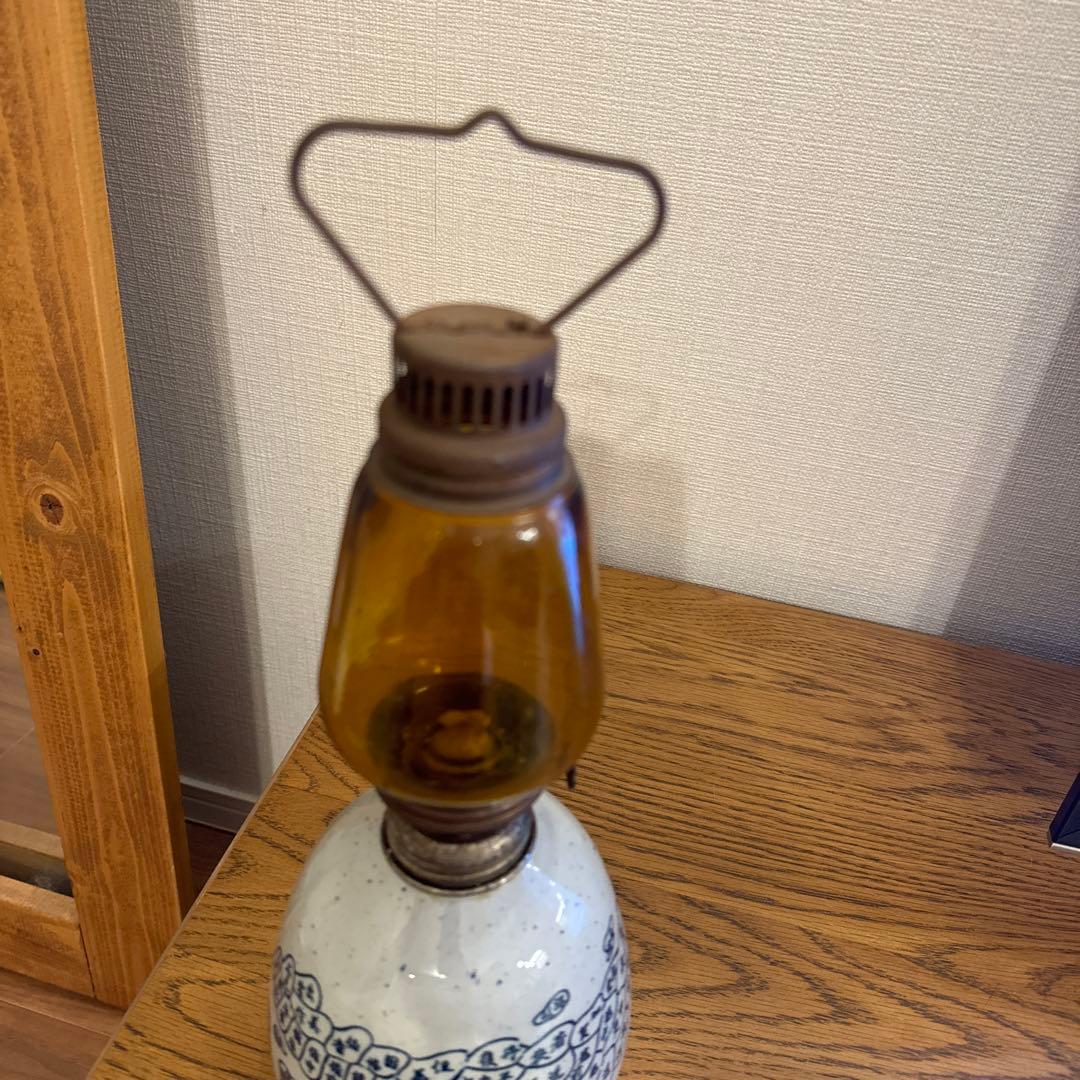 アンティークオイルランプ