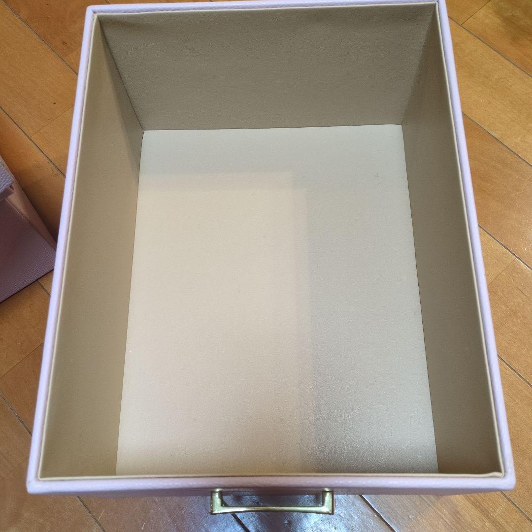 フランフラン　プリーレボックスピンクL2個セット