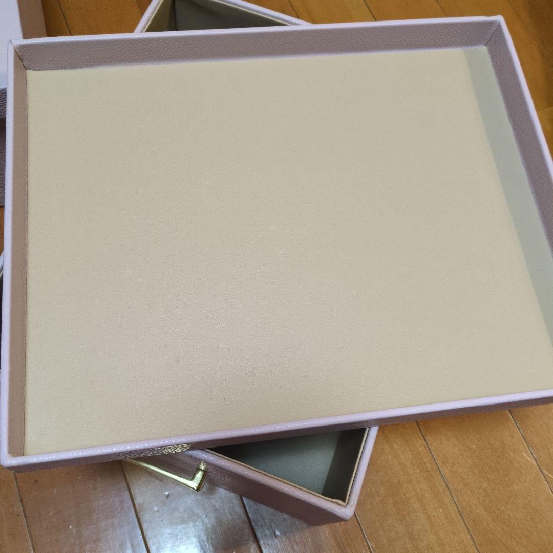 フランフラン　プリーレボックスピンクL2個セット